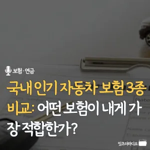국내-인기-자동차-보험-3종-비교-어떤-보험이-내게 가장-적합한가