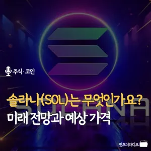 솔라나-SOL-무엇인가요-미래-전망과-예상-가격