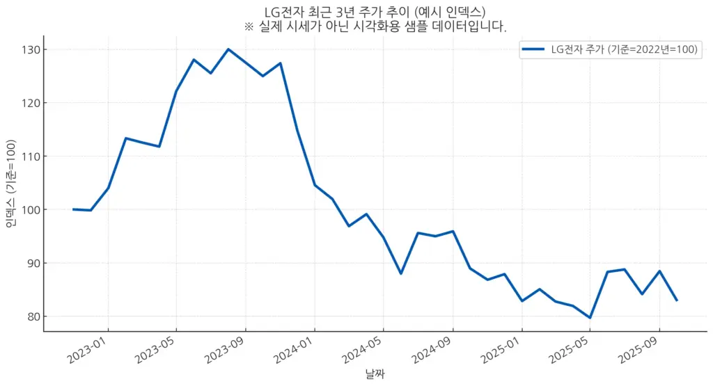 LG전자 주가