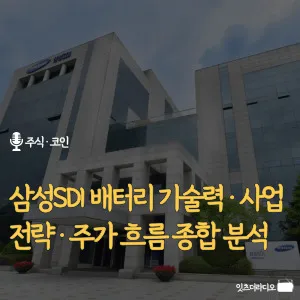 삼성SDI_배터리기술력_사업전략_주가 흐름_종합분석