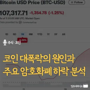 코인-대폭락의-원인과-주요-암호화폐-하락-분석