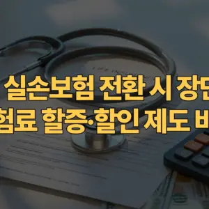4세대-실손보험-전환-시-장단점-보험료-할증-할인-제도-비교