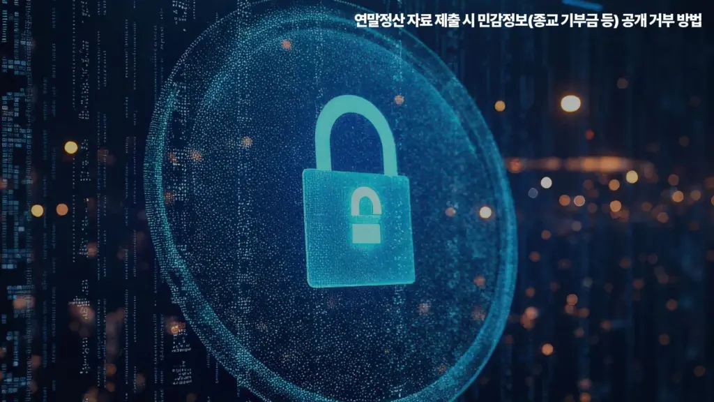 연말정산 민감정보