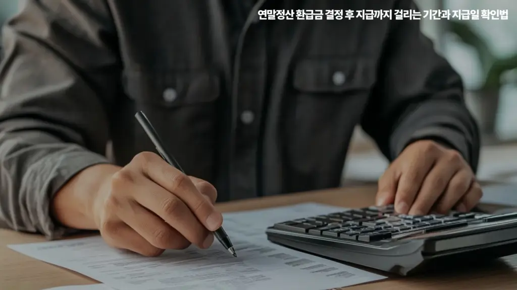 연말정산 환급금 기간 지급일