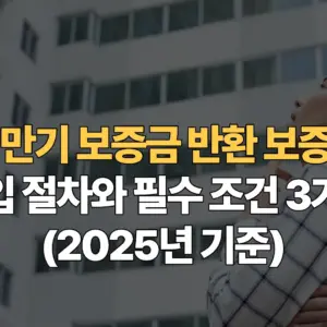 전세-만기-보증금-반환-보증보험-가입-절차와-필수-조건-3가지-2025년 기준