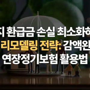 해지-환급금-손실-최소화하는-보험-리모델링-전략-감액완납-연장정기보험-활용법