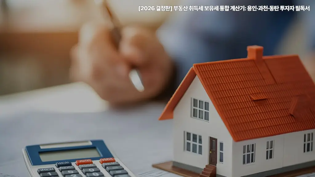 부동산-취득세-보유세-계산기-용인-과천-동탄