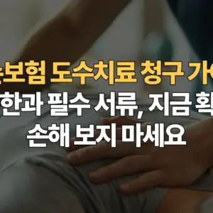 실손보험-도수치료-청구-가이드-횟수-제한과-필수서류-지금-확인하고-손해-보지-마세요