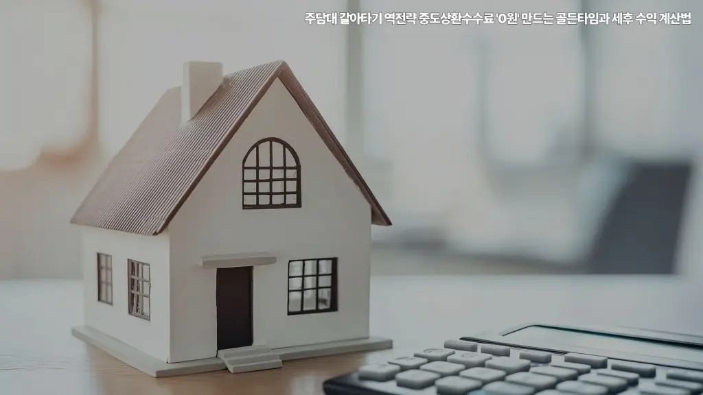 주담대-갈아타기-중도상환수수료-세후-수익-계산법