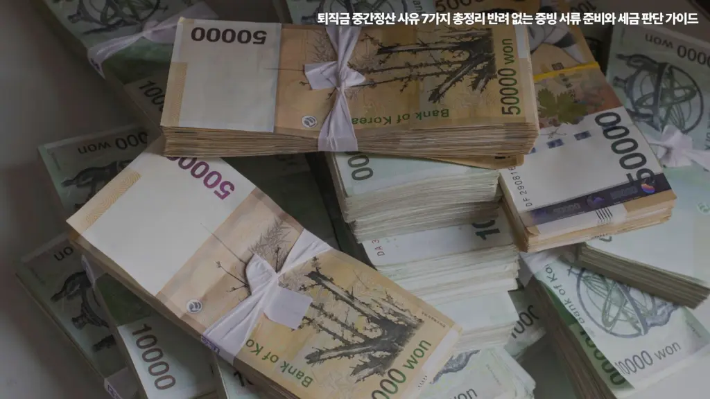 퇴직금-중간정산-사유-7가지