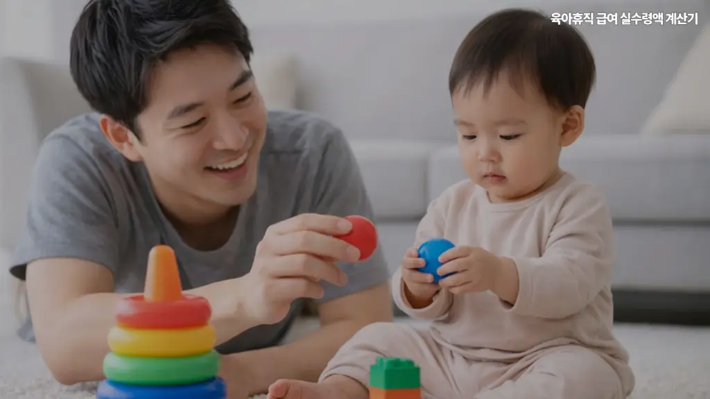 육아휴직-급여실수령액계산기