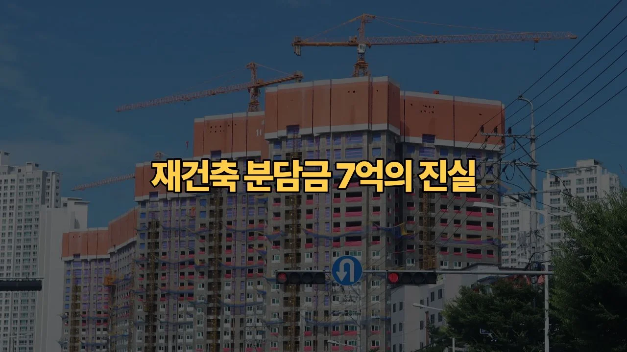 용적률 230% 90년대 아파트, 재건축만 믿고 버티면 안 되는 이유