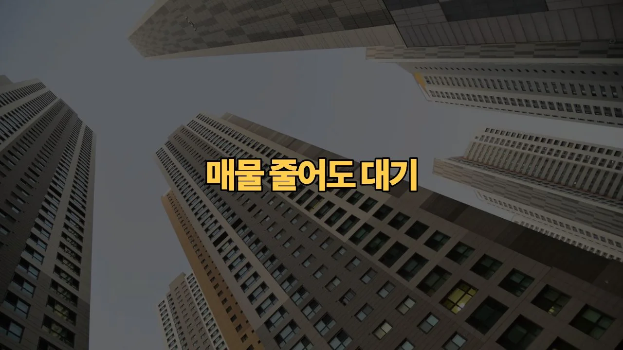 다주택자-양도세-중과-매물-잠김-지금-집을-서둘러-사야-할까요
