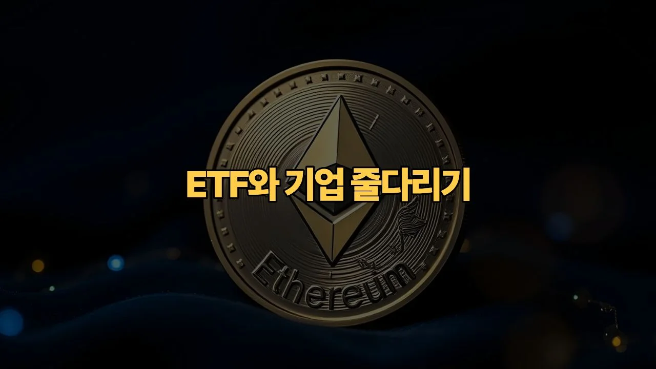 이더리움-비트마인-ETF-유출-기업-매집-역방향-지금-팔아야-할까요